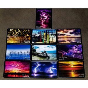 Set of 10 Framed Fridge Photo Magnets